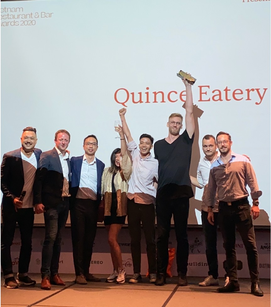 Quince Eatery — Restaurant of the Year, Vietnam Restaurant & Bar Awards 2020